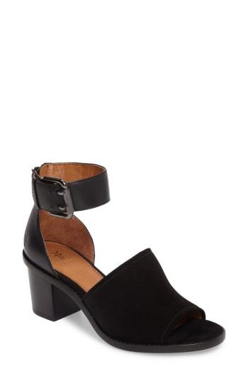 Women's Frye Brielle Ankle Strap Sandal .5 M - Black