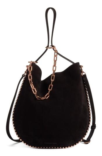 Alexander Wang Roxy Suede Hobo Bag -