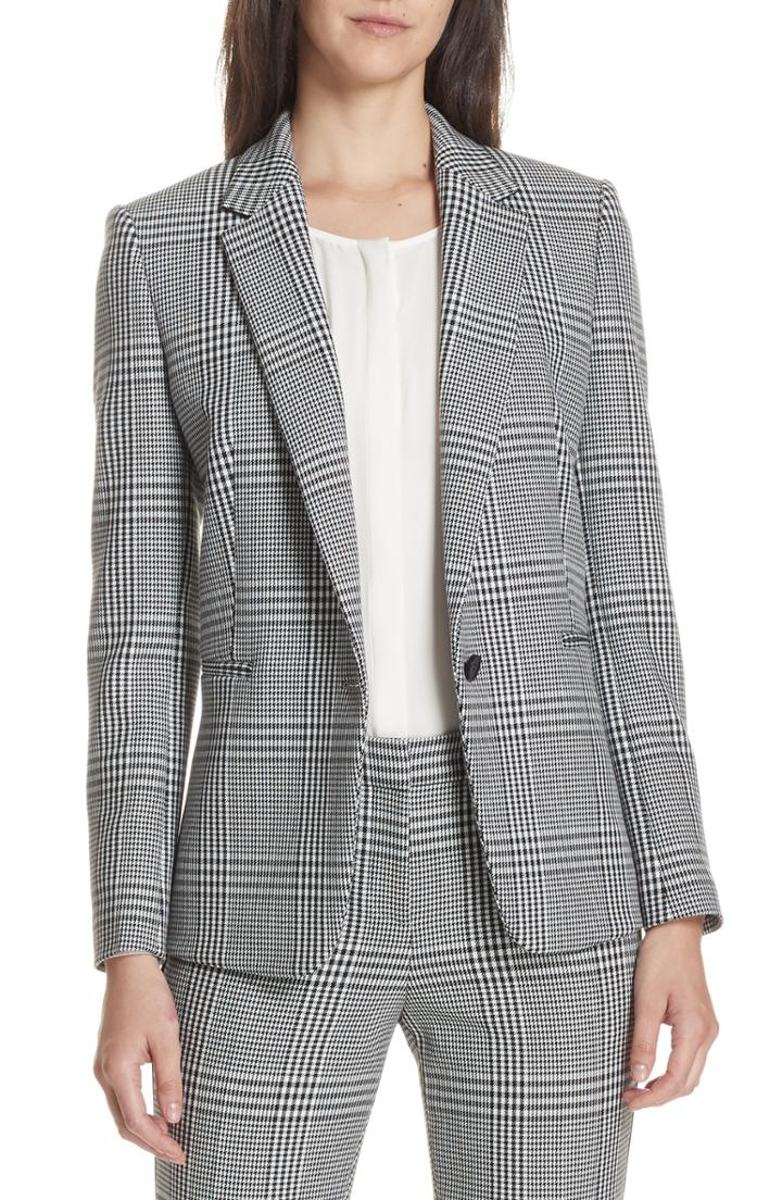 Women's Boss Jemaromina Glen Plaid Suit Jacket