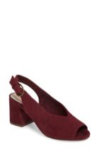 Women's Seychelles Playwright Slingback Sandal .5 M - Burgundy