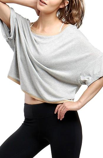 Women's Splits59 Half Time Loose Fit Crop Pullover - Grey