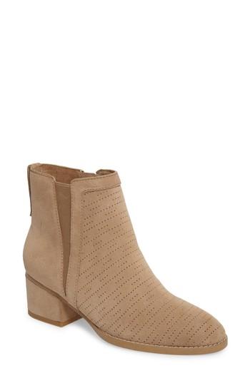 Women's Splendid Rosalie Perforated Bootie .5 M - Beige