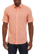 Men's Robert Graham Ronny Sport Shirt - Orange
