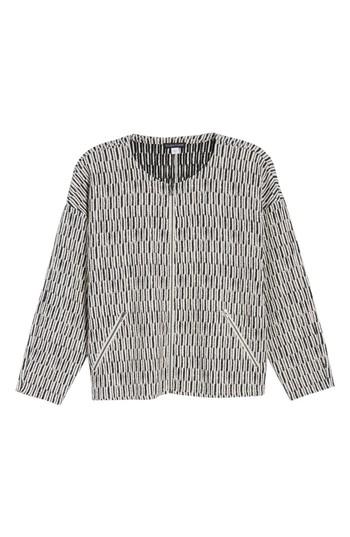 Women's Eileen Fisher Tweed Jacket - Black