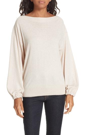 Women's Brochu Walker Dakota Silk Blend Sweater - Beige