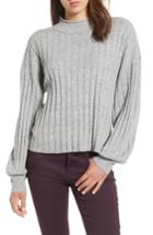 Women's Leith Easy Rib Pullover Sweater, Size - Grey