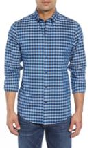 Men's Nordstrom Men's Shop Smartcare(tm) Regular Fit Gingham Sport Shirt - Blue