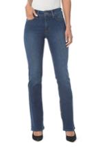 Petite Women's Nydj Barbara High Waist Stretch Bootcut Jeans P - Blue