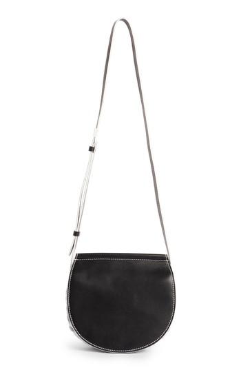 Givenchy Mini Infinity Calfskin Saddle Bag - Black