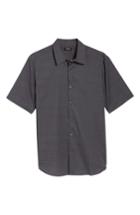 Men's Theory Menlo Halldale Slim Fit Stretch Short Sleeve Sport Shirt - Blue