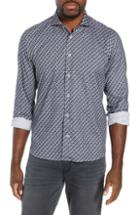 Men's Culturata Cozy Tailored Fit Flannel Sport Shirt - Blue