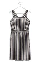Women's Madewell Apron Button Back Minidress - Grey