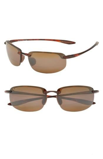 Men's Maui Jim 'ho'okipa - Polarizedplus2' Reader Sunglasses - Tortoise / Brown