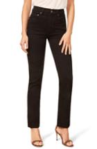 Women's Reformation Liza High Waist Straight Leg Jeans - Black