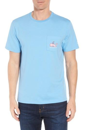 Men's Vineyard Vines X Shark Week(tm) Decoy Whale Pocket T-shirt - Blue