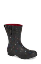 Women's Chooka Dot Waterproof Rain Bootie M - Black