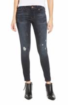 Women's 1822 Denim Distressed Ankle Skinny Jeans - Blue