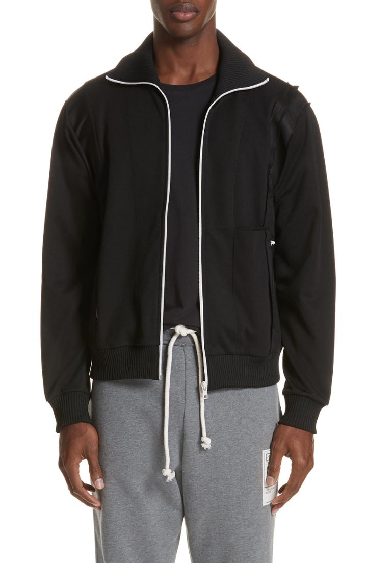 Men's Maison Margiela Track Jacket Eu - Black