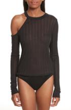 Women's Twenty Lookout One-shoulder Jersey Bodysuit - Black