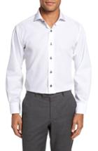 Men's Lorenzo Uomo Trim Fit Texture Stripe Dress Shirt