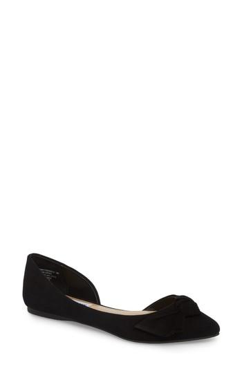 Women's Steve Madden Enchant Flat .5 M - Black