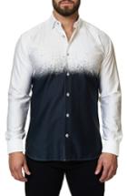 Men's Maceoo Trim Fit Ombre Sport Shirt (m) - Black
