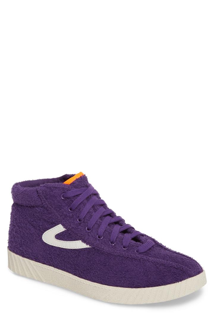 Men's Tretorn Andre 3000 Nylite High Top Sneaker .5 M - Purple
