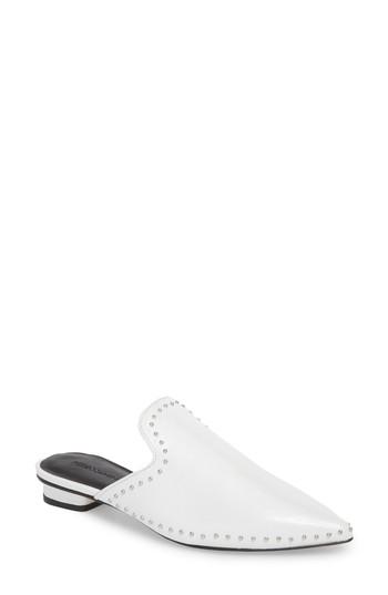 Women's Rebecca Minkoff Chamille Studded Mule M - White