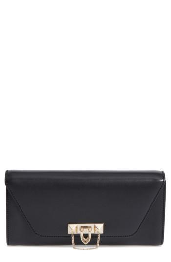 Valentino Studded Leather Shoulder Bag - Black
