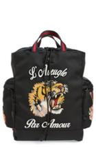Men's Gucci Patch Backpack -