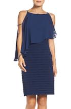 Women's Adrianna Papell Embellished Cold Shoulder Jersey Sheath Dress