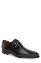 Men's Magnanni 'hugo' Monk Strap Slip-on M - Black