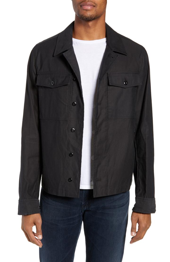 Men's Todd Snyder + Champion Military Work Shirt - Black