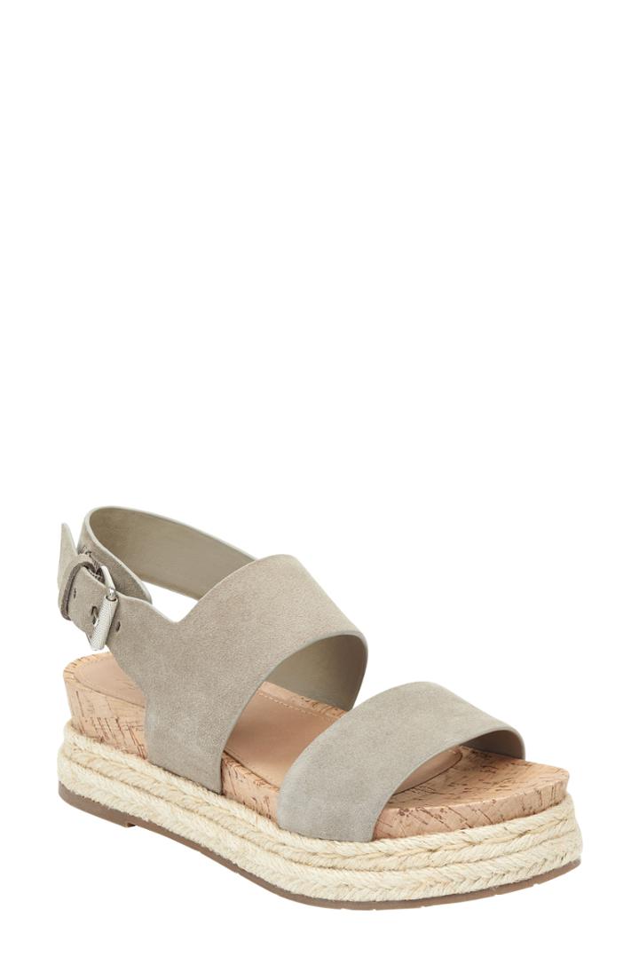 Women's Marc Fisher Ltd Oria Espadrille Platform Sandal M - Beige