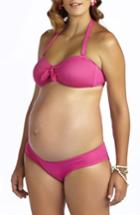 Women's Pez D'or 'rimini' Textured Maternity Bikini - Pink