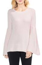 Women's Vince Camuto All Over Rib Bell Sleeve Sweater, Size - Pink