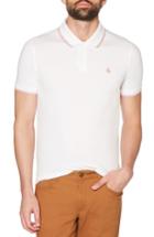 Men's Original Penguin Space Dye Tipped Polo - White