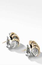 Women's David Yurman Helena Shrimp Earrings With 18k Gold And Diamonds