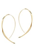 Women's Lana Jewelry Small Criscross Hooked On Hoop Earrings