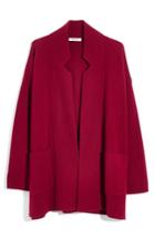 Women's Madewell Spencer Sweater Coat - Red