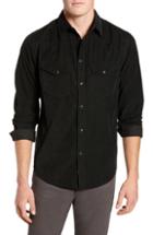 Men's Rag & Bone Beck Slim Fit Corduroy Sport Shirt - Black