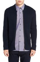 Men's Peter Werth Llewelyn Basket Knit Bomber Jacket
