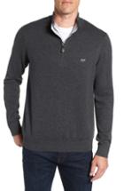 Men's Vineyard Vines Palm Beach Quarter-zip Sweater, Size - Grey