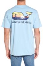 Men's Vineyard Vines Paddle Board Whale Fill Pocket T-shirt, Size - Blue