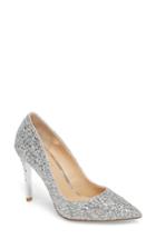 Women's Jewel Badgley Mischka Tegen Pointy Toe Pump .5 M - Metallic