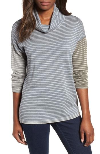 Women's Nic+zoe Tranquil Stripe Top - Blue
