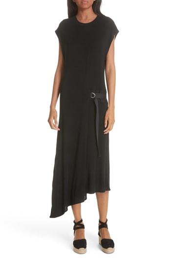 Women's Rag & Bone Ophelia Asymmetrical Dress - Black