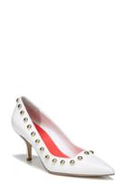 Women's Diane Von Furstenberg Meina Pointy Toe Pump .5 M - Ivory
