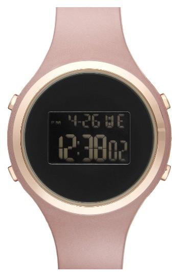 Women's Titanium Lcd Round Watch, 35mm