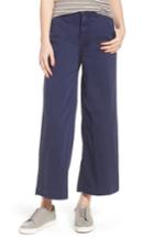 Women's Caslon Wide Leg Crop Pants - Blue